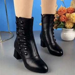 Simpy-Bottines en cuir