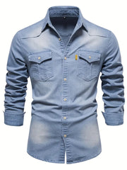 Bernhard - Chemise en Denim pour Hommes