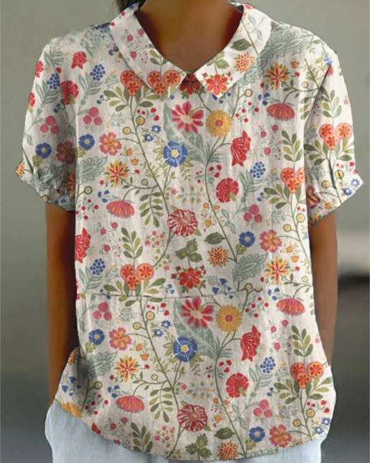 Therese - Blouse à Imprimé Floral