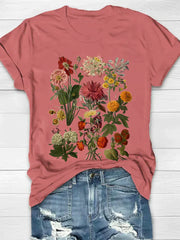 Silke T-Shirt Floral Élégant