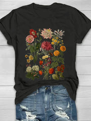 Silke T-Shirt Floral Élégant