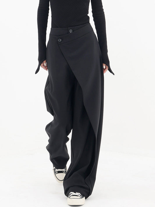 Gaëlle- Pantalon Baggy Asymétrique