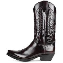 Owen - Bottes Western en Cuir pour Homme