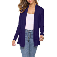 Elenita-Cardigan Long Femme Léger