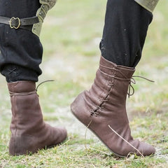 Eadric - Bottes Médiévales en Cuir pour Hommes