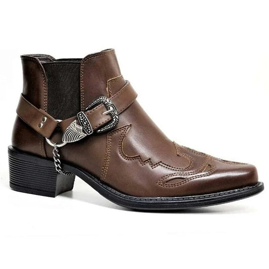 Delan - Bottes de Cowboy en Cuir