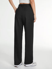 Ingrid - Pantalon Droit Taille Haute