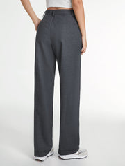 Ingrid - Pantalon Droit Taille Haute