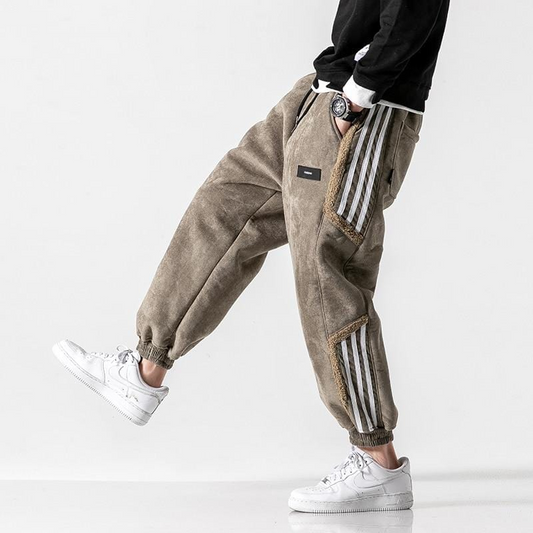 Niko - Pantalon De Streetwear Harem À Rayures Pour Homme