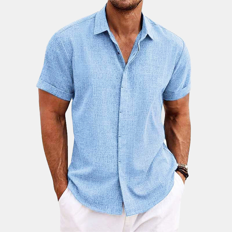 Luik-Chemise Homme à Manches Courtes