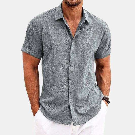 Luik-Chemise Homme à Manches Courtes