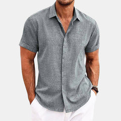 Luik-Chemise Homme à Manches Courtes