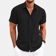 Luik-Chemise Homme à Manches Courtes