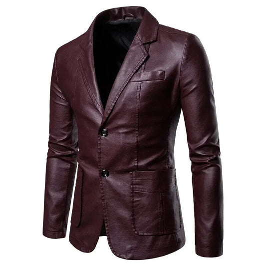 Cindy-Veste en Cuir pour Hommes