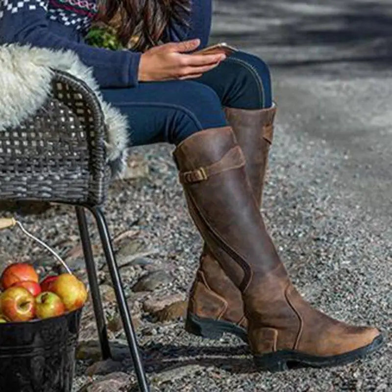 Sierra - Bottes Hautes de Cavalier pour Femme