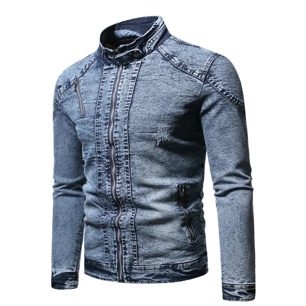 Finnegan - Veste En Jean Moto Pour Homme