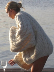 Yumi -Pull en Maille Vintage