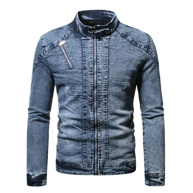 Finnegan - Veste En Jean Moto Pour Homme