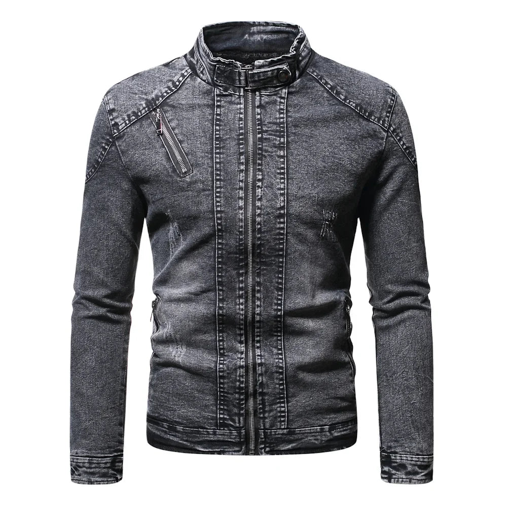 Finnegan - Veste En Jean Moto Pour Homme