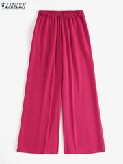 Bina-Pantalon Ample Élégant Femme