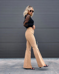 Aria - Pantalon Évasé Style Vogue