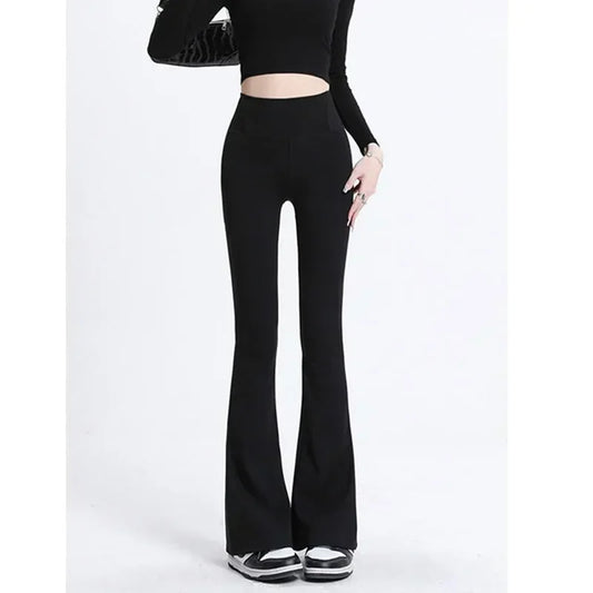 Daine-Pantalon Slim Flare Femme