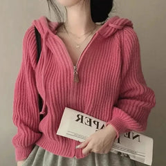 Mada- Cardigan à Manches Longues pour Femme