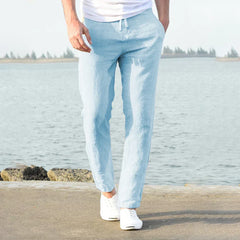 Evander - Pantalon en Lin pour Hommes