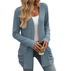 Mirana-Cardigan Décontracté Uni pour Femme