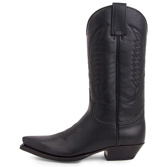 Owen - Bottes Western en Cuir pour Homme