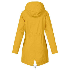 Mayne Manteau Long Imperméable À Capuche Pour Femme