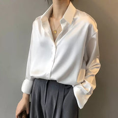 Alexa - Blouse en Soie Élégante pour Chaque Occasion