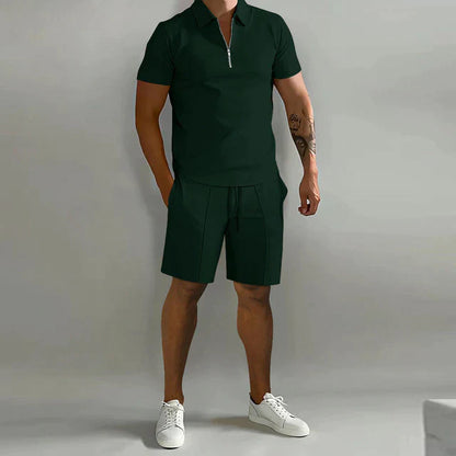 Alfie - Polo Luxe Et Short Ensemble D'Été Pour Homme