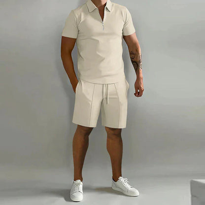 Alfie - Polo Luxe Et Short Ensemble D'Été Pour Homme