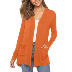 Elenita-Cardigan Long Femme Léger