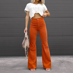 Aria - Pantalon Évasé Style Vogue