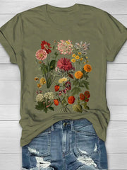 Silke T-Shirt Floral Élégant