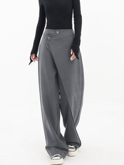 Gaëlle- Pantalon Baggy Asymétrique