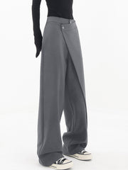 Gaëlle- Pantalon Baggy Asymétrique