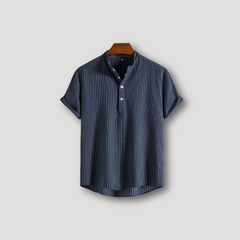 Hans – Chemise Henley Rayée