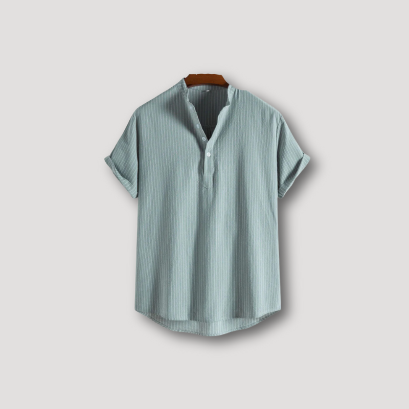 Hans – Chemise Henley Rayée