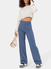 Cody - Pantalon Élastique Casual Taille Haute