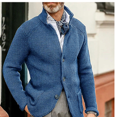 Silas - Cardigan Élégant Pour Homme Avec Poches