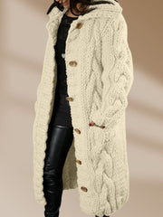 Natascha- Cardigan Long en Laine