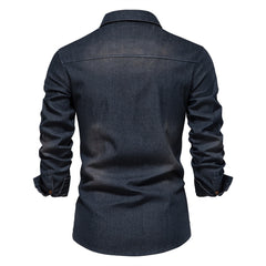 Bernhard - Chemise en Denim pour Hommes