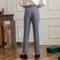 Ellis - Pantalon Classique À Taille Haute Avec Boucle Pour Homme